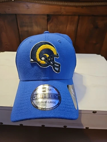 Los Angeles Rams LA New Era NFL 39THIRTY  Team Classic Stretch Cap M/L