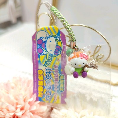 Hello Kitty GOTOCHI Phone Strap Kitty Farmer Costume Local Japan Charm Keychain