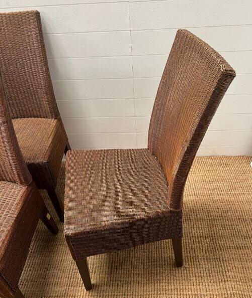 Four lloyd loom chairs eBay