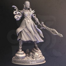Elaina Naire Elf Hex Blade Warlock Miniature | D&D DnD |