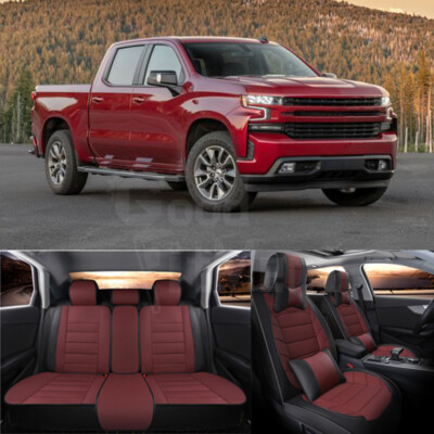 For Chevy Silverado 1500 2500 3500 2009-2021 Seat Covers Full