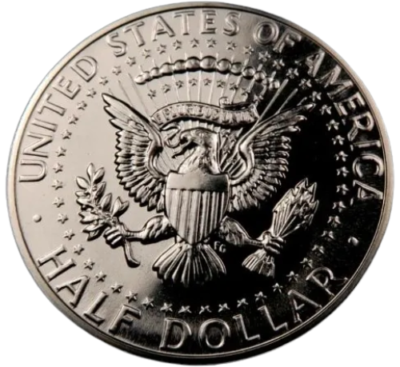 1964 (Straight G) Kennedy Half Dollar ~ Gem Proof ~ Transitional