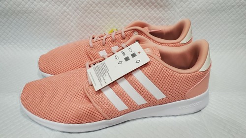 Adidas QT Racer Women's shoes Running/Gym size 10 pink/white EE3689 - Picture 4 of 7
