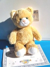 Build A Bear Jennifur Kitty Cat BNWT Plush Green Eyes Tan Fur 