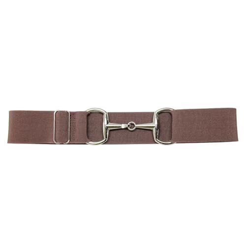 Equestrian Belt Bit Buckle, Equine Horsebit Stretchable  display picture 3