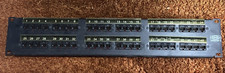 HUBBELL - CATEGORY 5 - PATCH PANEL - MCC5806110A19E - 48 PORT - Label Windows