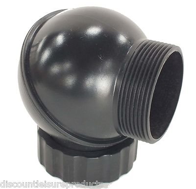 Jebao Eco Teichpumpe Ersatz Kugelgelenk Verschraubung 2'' BSP 60mm Gewinde