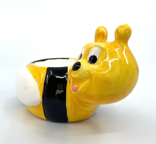 Bumble Bee Egg Cup Holder Ceramic Novelty 2.75in tall Easter Spring - Picture 6 of 10