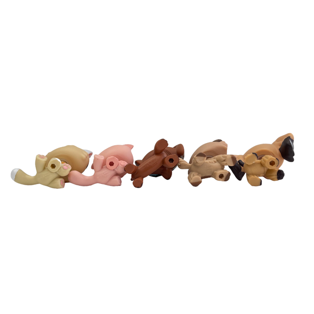 5pcs/lot Littlest pet shop dogs and short hair cat #521 #959 #640