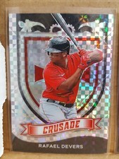 Rafael Devers 2021 Chronicles Baseball CRUSADE BUILDING BLOCKS card #11 Boston