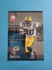 DONALD DRIVER 2003 DONRUSS ELITE FOOTBALL CARD # 72 I1336