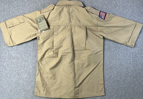 Camisa Boy Scouts Of America Juvenil Pequeña Bronceada Uniforme Manga Corta Niños Nueva con Etiquetas/Nueva - Imagen 8 de 8