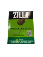 3 Pack Zilla Replacement Filter Cartridges, 25 More Activatd Carbon, Large Size