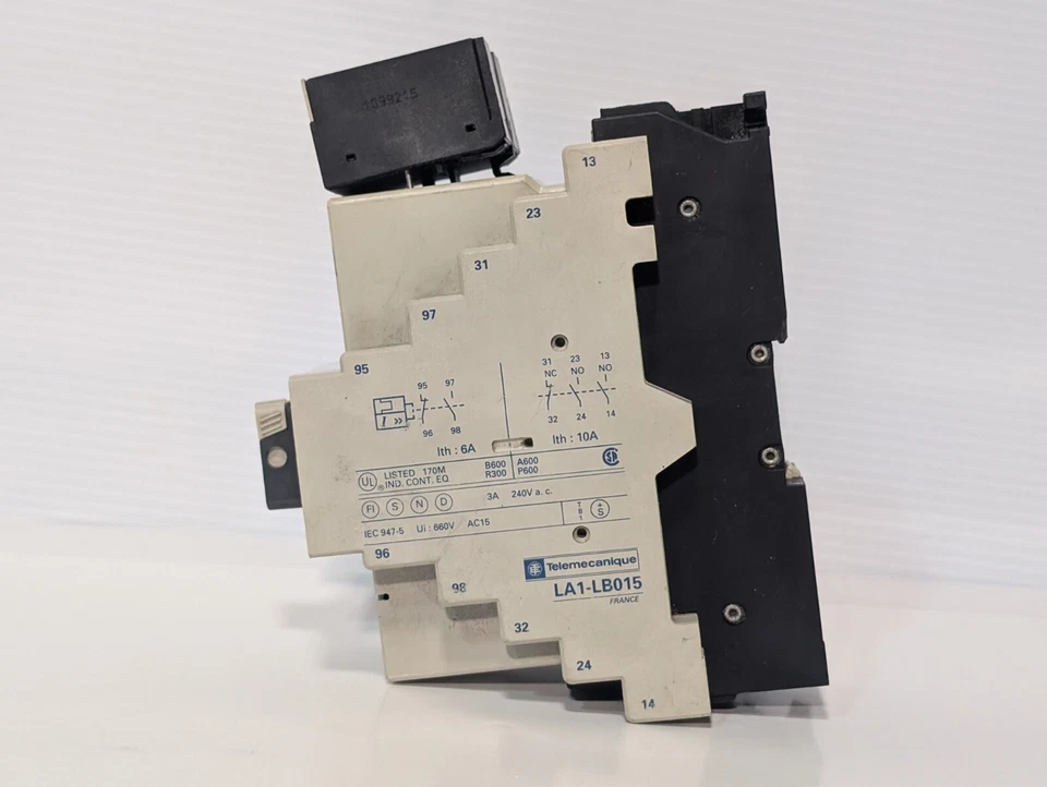 Square D Telemacanique LD1 LB030 & LA1 LB015 Motor Starter & Controller LB03P13 - Image 3 of 4