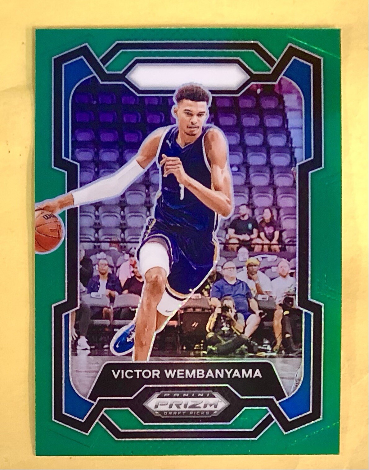 2024 Panini Prizm Draft Picks Basketball Green Prizm Victor Wembanyama #99