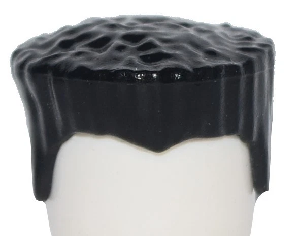 ☀️ Lego Minifigura Pelo Niño Hombre Negro Parte Superior Plana Agentes Policía Ciudad Jefe de Ciudad Foto 2 de 4