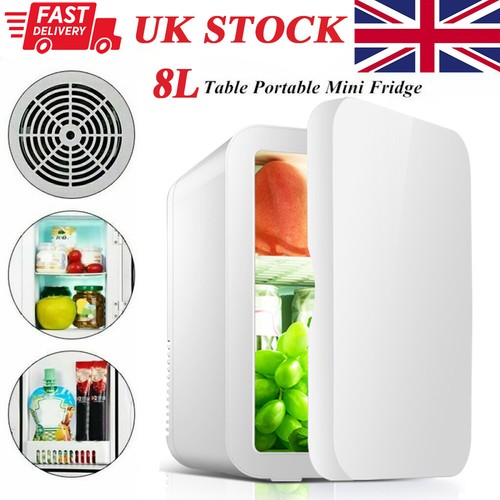 8L Mini Fridge Table Top Drink Beer Cooler Portable Car Bedroom Ice Box