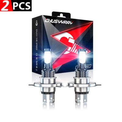 H4 9003 LED Headlight Bulbs Conversion Kit Hi/Low Dual Beam For Car & Motorcycle