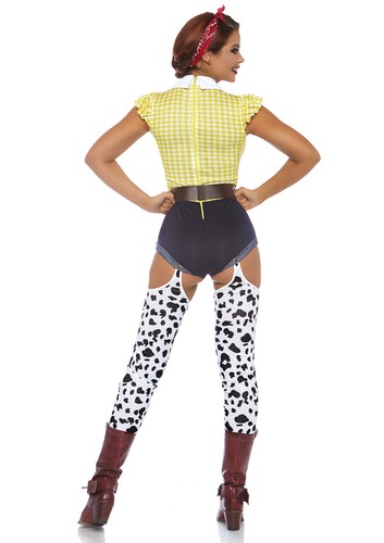 Leg Avenue 3pc Giddy Up Cowgirl, Multicolor - LA-86777 - Picture 2 of 3