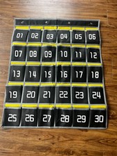 Cell Phones Numbered Classroom Sundries Closet Pocket Chart Holder Wall Door