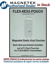 Magnetek FLEX-6EX2-POUCH clear vinyl pouch for radio remote control transmitter