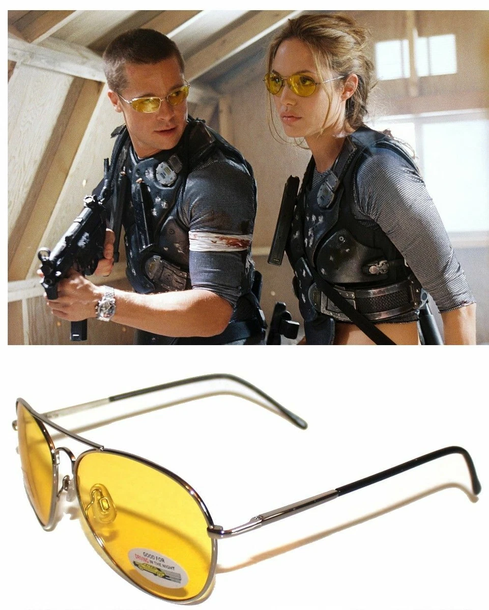 Yellow Lens Military Shooting Glasses Night Driving Sunglasses 100