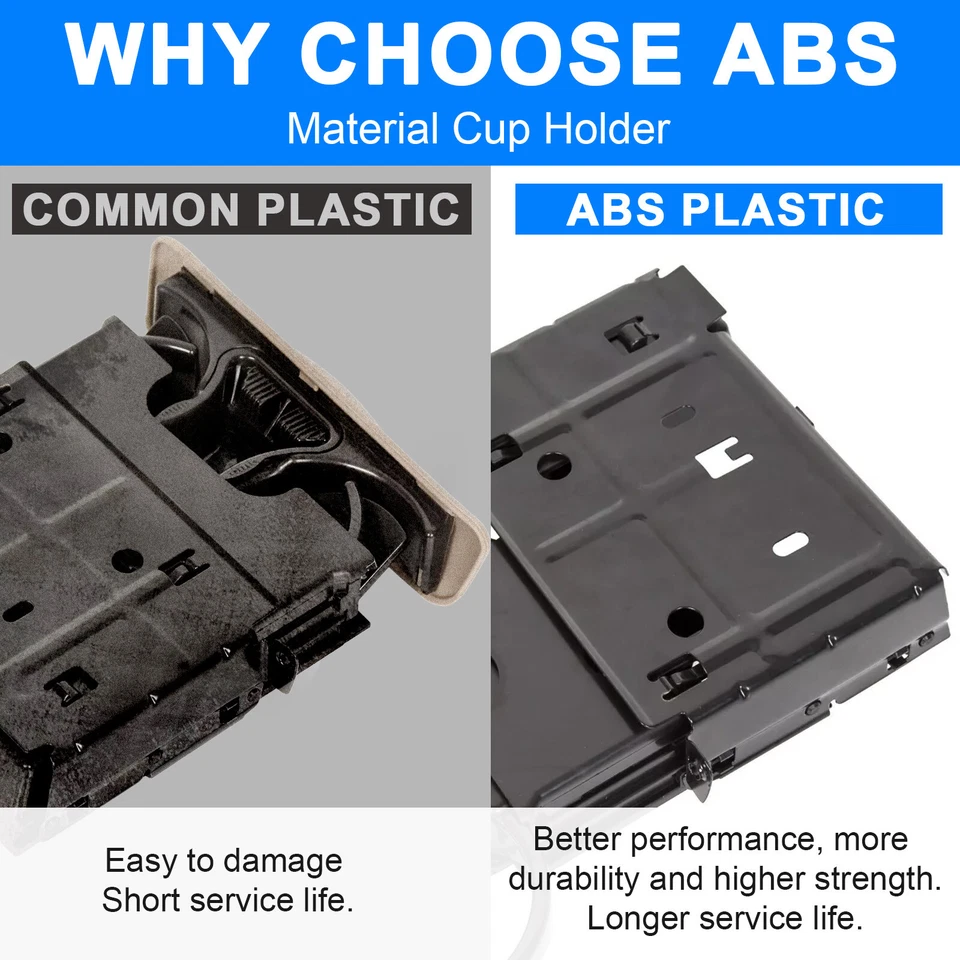 Portavasos para tablero Ford Super Duty F250 F350 F450 F550 1999-2004 pergamino bronceado Foto 2 de 4