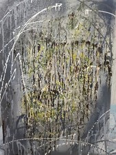 painting oil Stevie Wonder, One of a kind art piece. Length 34in 1/2 -23in