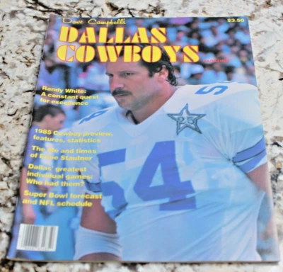 1985 Dave Campbell's Dallas Cowboys Magazine, Randy White, 1985 Cowboy Preview🏈 - Image 1 of 4