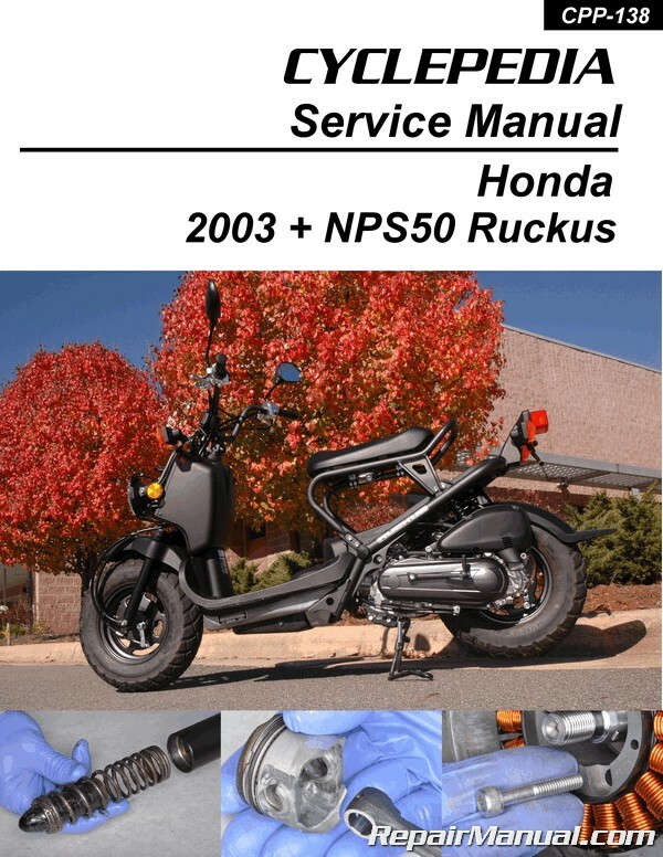 HONDA ZOOMER サービスマニュアル NPS50 2003-2024 Honda NPS50 Ruckus Cyclepedia Scooter Service