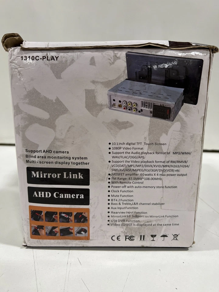 Mirror Link AHD Camera 1310C-PLAY CAR SMART Ai VOICE MP3 MP5 TOUCH DVR - Image 2 of 2