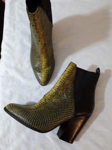 snake print boots asos