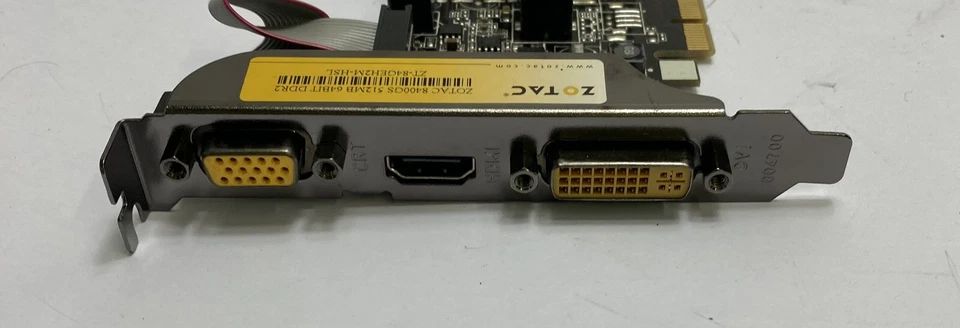 512MB Zotac nVidia GeForce 8400GS DVI / HDMI / VGA DDR2 PCI-e Graphics Card - Image 3 of 4