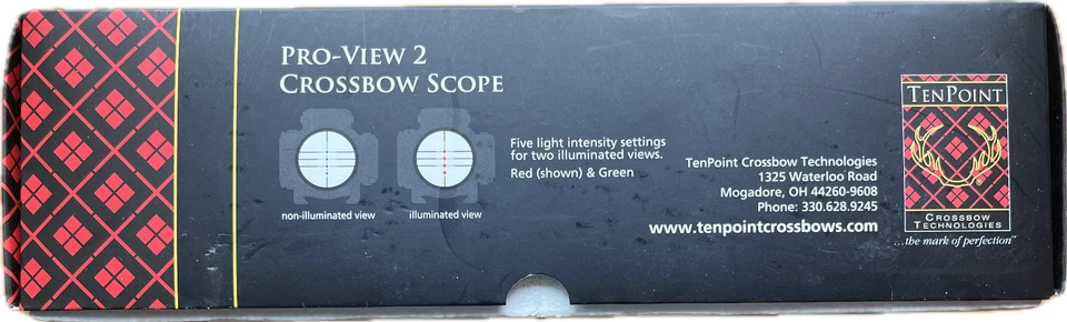 Mira para ballesta iluminada Ten Point Pro View 2 HCA-09711 Foto 4 de 4