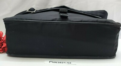 Prada Messenger Tessuto Black Nylon Large Crossbody Shoulder Bag