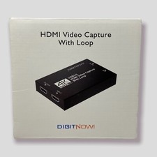 DIGITNOW 4K HDMI Audio Video Capture With Loop USB 3.0 1080P Plug  Play