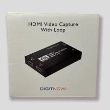 DIGITNOW 4K HDMI Audio Video Capture With Loop USB 3.0 1080P Plug & Play