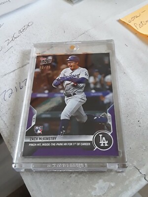 Zack McKinstry SP Purple 2/ 25 Pinch hIt Inside The Park HR 2021 Topps Now TIGER