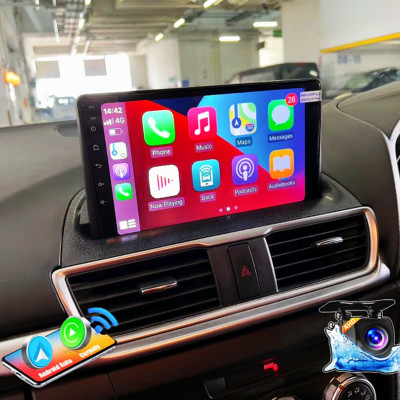 For Mazda 3 2014-2019 Carplay Touch Screen Radio Stereo Navi With Backup Camera