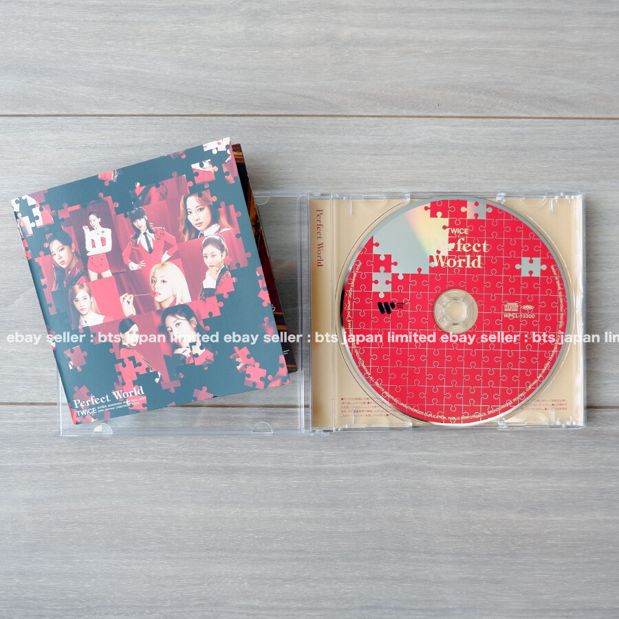 TWICE チェキ　ツウィ　Perfect World TWICE Tzuyu Perfect World Official ONCE ver. + IC sticker + Photo