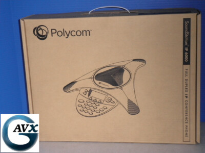 Polycom SoundStation IP 6000 +1y Wrnty, SIP Conference Room Phone 2200-15600-001