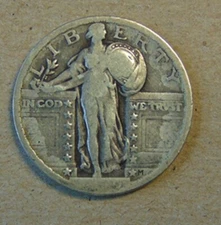 1920 STANDING LIBERTY QUARTER DOLLAR