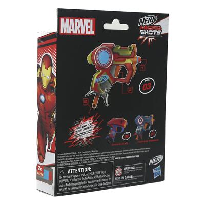 Hasbro Nerf Marvel Iron Man Micro Shots Blaster Avengers | eBay