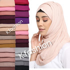 Luxury Super Stretch Premium Quality Thick Plain Jersey Hijab Scarf Head Wrap