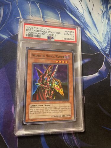 Yugioh! Breaker the Magical Warrior TP7-EN005 Super Rare PSA GEM MT 10