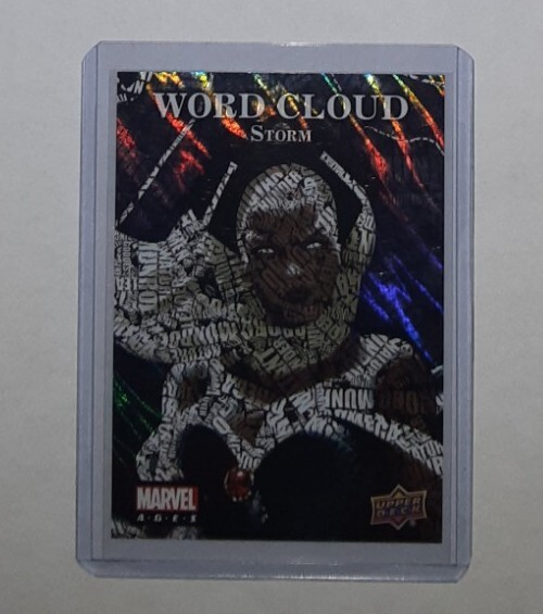2020 Upper Deck Marvel Ages Word Cloud SP Storm #WC-16