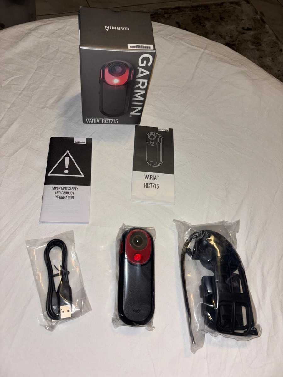 Garmin Varia RCT715 Rear View Radar with Camera and Tail Light