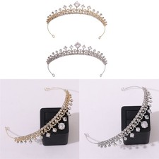 Queen Princess Tiaras Crowns Crystal Diadem For Bridal Hair Jewelry Accessories