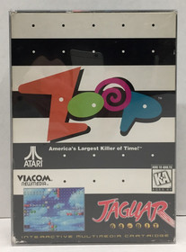 COMPLETE Zoop ATARI JAGUAR Manual CIB Puzzle VIACOM Hookstone 64-BIT Cybersound