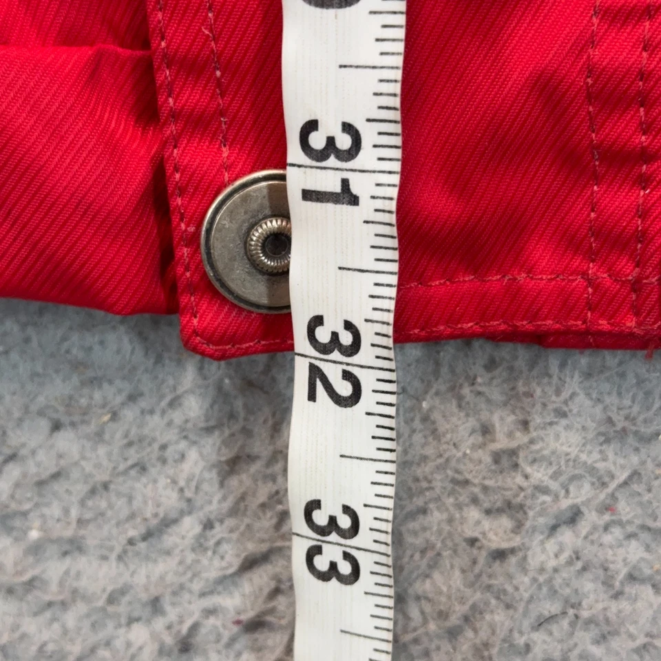 Avalanche Ski Jacket Mens Large Red Hooded Removable Sleeves Canada Vintage - Image 4 of 4